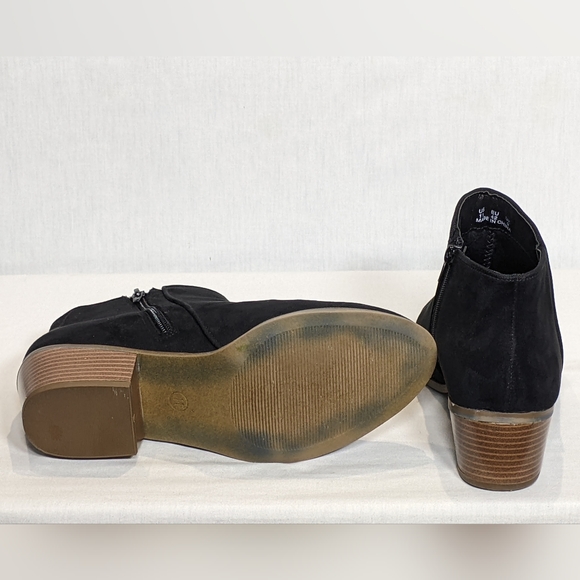 NEW Amazon Essentials Womens Aola Ankle Boot Side Zipper Sz 11 black - Picture 4 of 4